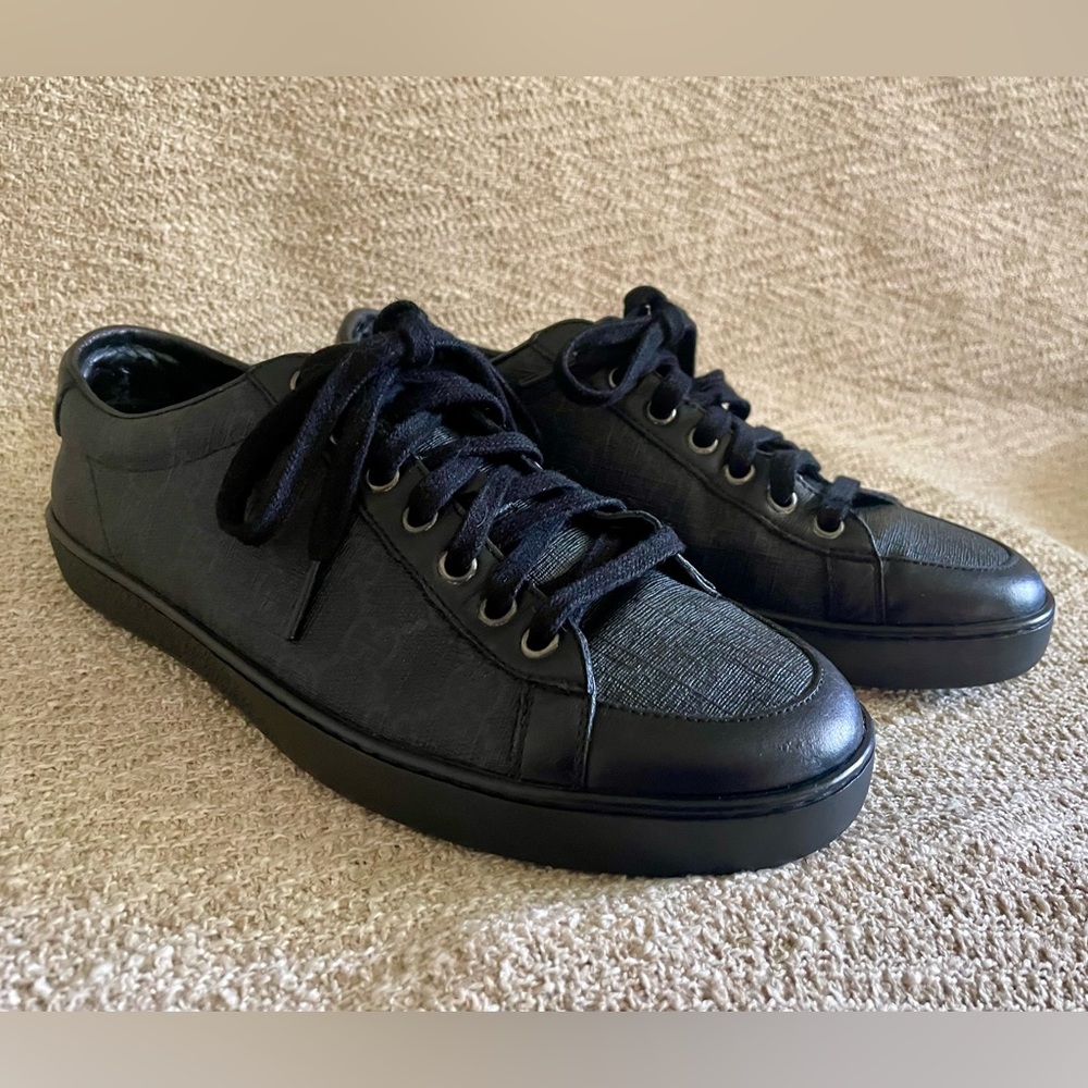 Gucci Monogram Supreme Black Trainers